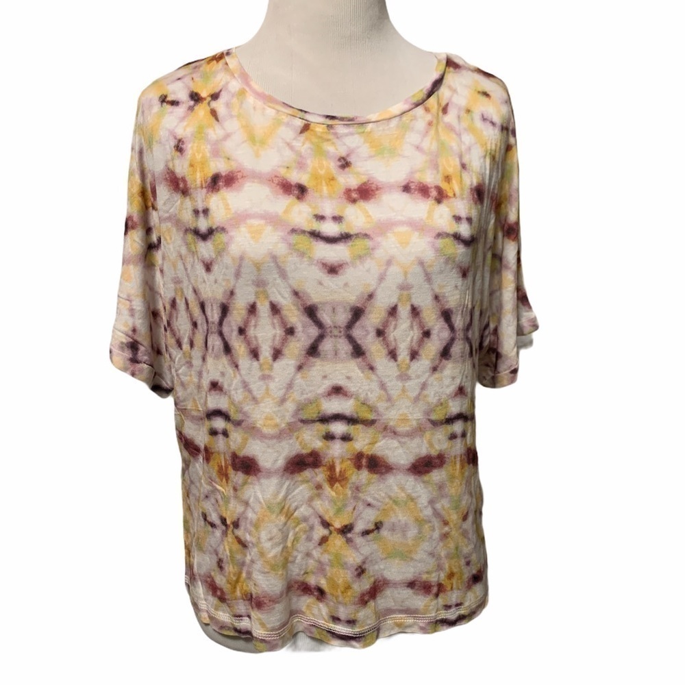 BB Dakota cropped rayon top, new, medium